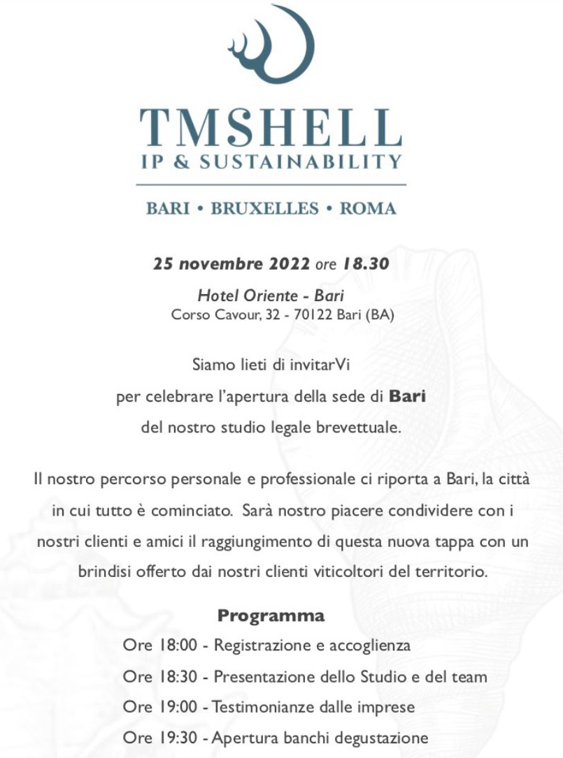 TMSHELL evento Bari 25 nov 22